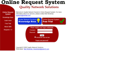 Desktop Screenshot of online.qualityns.com
